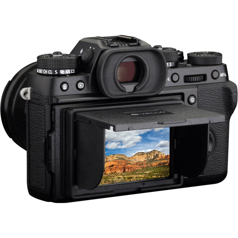 Vello Umbra Screen Protector with LCD Shade for Canon EOS 7D Mark II