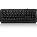 Adesso EasyTouch 132 Multimedia Keyboard With 3-Port USB Hub (Black)