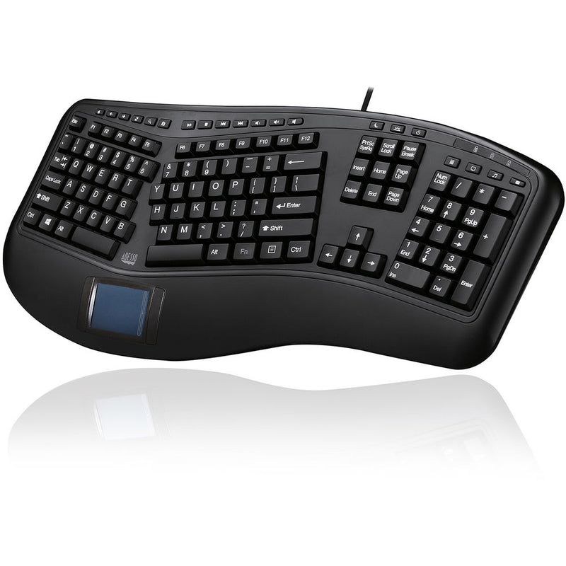 Adesso TruForm 450 Ergonomic USB Touchpad Keyboard