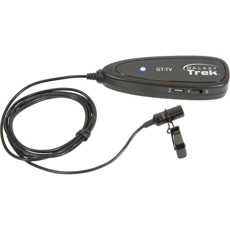 Galaxy Audio GT-V Trek Series - Battery-Powered, Compact Wireless Microphone System (Lavalier)