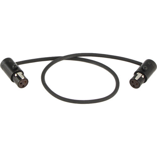 Cable Techniques CT-LPS33-12K LPS Low-Profile TA3F to TA3F Cable (12", Black)