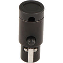 Cable Techniques CT-LPS-TA3-180-K LPS Low-Profile Mini-XLR 3-Pin Female Connector (Black Cap)