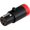 Cable Techniques CT-LPS-TA3-R LPS Low-Profile TA3F Connector (Red)