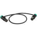 Cable Techniques CT-LPS33-12G LPS Low-Profile TA3F to TA3F Cable (12", Green)