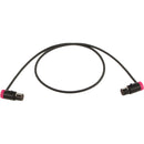 Cable Techniques CT-LPS33-18P LPS Low-Profile TA3F to TA3F Cable (18", Purple)