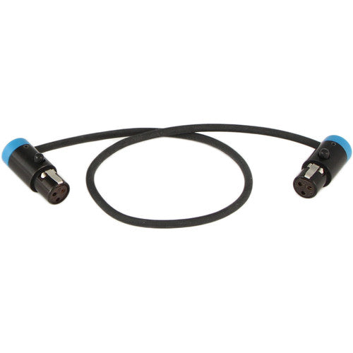 Cable Techniques CT-LPS33-12B LPS Low-Profile TA3F to TA3F Cable (12", Blue)