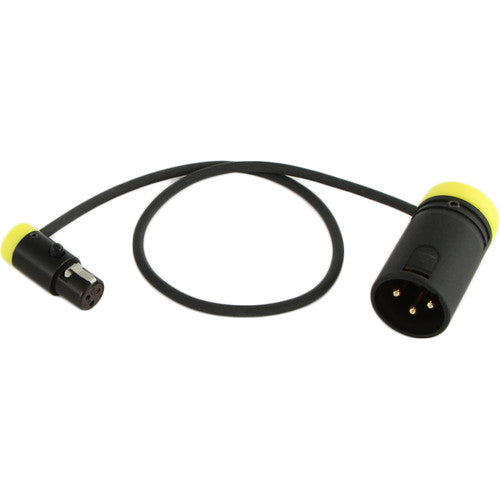 Cable Techniques CT-LPS-3TMX Low-Profile TA3F to LXPXLR-3M Cable (12", Yellow)