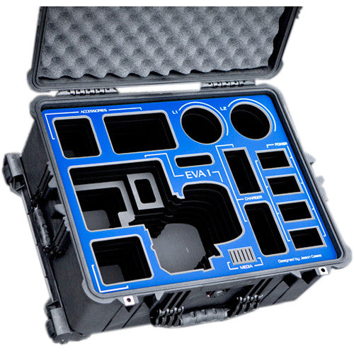 Jason Cases Panasonic Au-Eva1 Case (Blue Overlay)