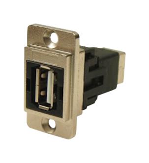 Cliff Electronic Components CP30709NM CP30709NM USB Adapter CSK Hole Type A Receptacle B 2.0