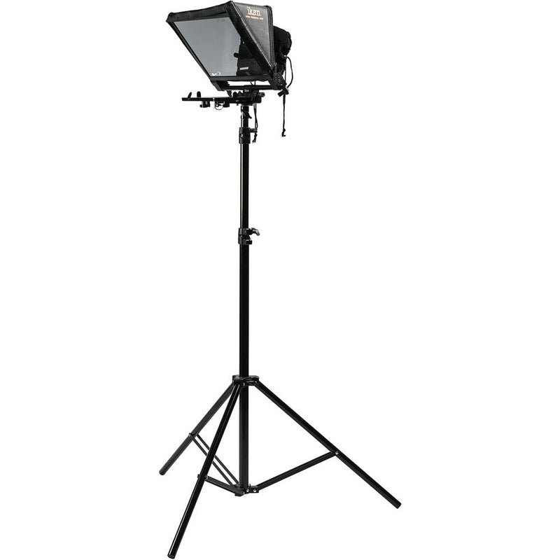 ikan Elite Tablet & iPad Light Stand Teleprompter Kit with Rolling Hard Case