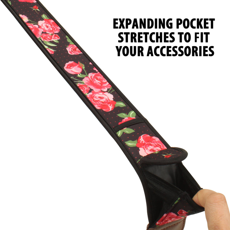 USA GEAR TrueSHOT CAM-STRAP (Floral)