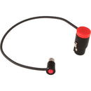 Cable Techniques CT-LP-LT-10R XLR 3-Pin Female to TA5F Cable for Lectrosonics SM Transmitters (10", Red Caps)