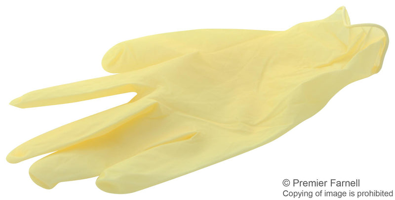 MULTICOMP DYC200-02-C100-9-T-S Glove, Pack of 100, Transparent, Latex, Size S, Full