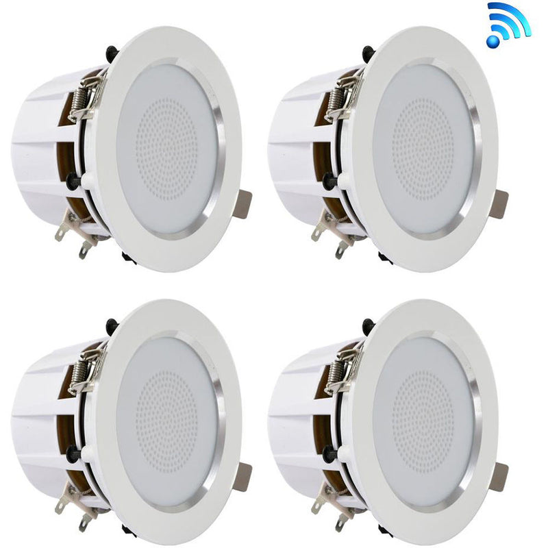 Pyle Pro PDIC4CBTL35B 3.5" Bluetooth Ceiling / Wall Speaker Kit (4-Pack)