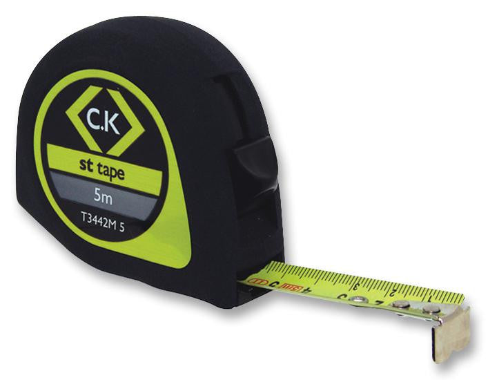 CK TOOLS T3442M 5 Softech 5m Metric Tape Measure with Lock and Pause Button