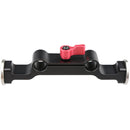 CAMVATE Rod Clamp with 60mm Arri Rosette Adapter (Red Wingnut)