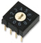 MULTICOMP MCRH4AF-10R Rotary Switch, 10 Position, Non Illuminated, MCRH Series, 36 &deg;, 25 mA