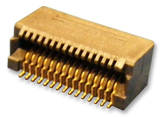 TE CONNECTIVITY 788862-1 I/O Connector, 30 Contacts, Receptacle, I/O, Surface Mount, PCB Mount