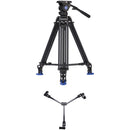 Benro BV8 Pro Twin-Leg Video Tripod Kit with DL-08 Tripod Dolly