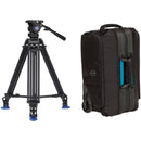 Benro BV8 Pro Video Twin-Leg Video Tripod Kit with Cineluxe Roller 21 Case