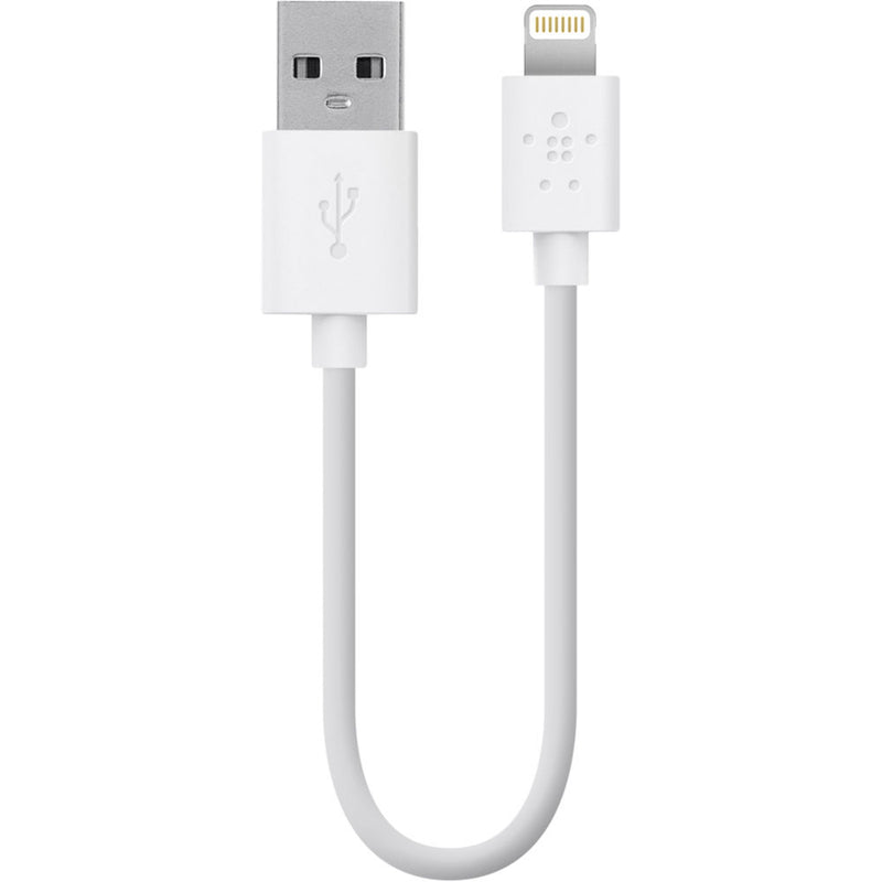 Belkin 6" MIXIT Lightning to USB 2.0 ChargeSync Cable (White)