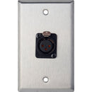 TecNec WPL-1115TB Stainless Steel 1-Gang Wall Plate