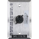 TecNec WPL-1115TB Stainless Steel 1-Gang Wall Plate