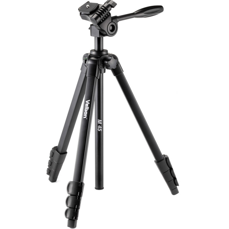 Velbon 4-Section Full Size Tripod 3-Way Panhead with QR Plate