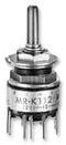 NKK SWITCHES MRK112-A Rotary Switch, 12 Position, Non Illuminated, MR Series, 30 &deg;, 100 mA, 100 mA