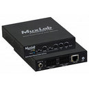 MuxLab Dante/Quad Channel Audio PoE Gateway