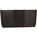 ProX XF-5X3048B 5-Panel Pro DJ Facade with Black Trim