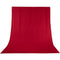 Impact Background Kit with 10 x 12' Solid Ruby Red Muslin Backdrop