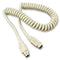 VIDEK 3073 Computer Cable, Mini-DIN Plug, PS/2, Mini-DIN Socket, PS/2, 3.2ft, 1m, Ivory