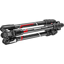 Manfrotto Befree Advanced Carbon Fiber Travel Tripod with 494 Ball Head (Twist Locks, Black)