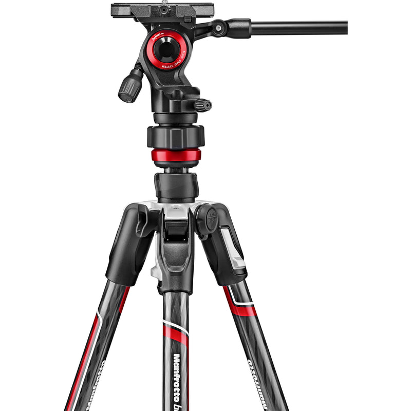 Manfrotto Befree Live Carbon Fiber Video Tripod Kit with Twist Leg Locks