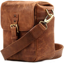 MegaGear Leather Camera Messenger Bag (Brown)