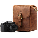 MegaGear Leather Camera Messenger Bag (Brown)