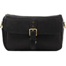 MegaGear Leather Camera Messenger Bag (Black)