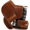 MegaGear Ever Ready Leather Camera Case for Fujifilm X-E3 with 23mm or 18-55mm Lens (Light Brown)