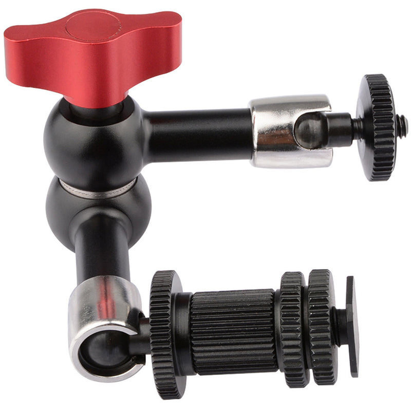 CAMVATE 7" Magic Arm with Shoe Mount (Red Knob)