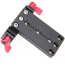 CAMVATE Tripod Mounting Plate Railblock (Red Knob)