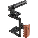 CAMVATE Camera Cage With Top And Side Handle (Left-Sided)