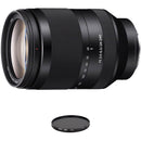 Sony FE 24-240mm f/3.5-6.3 OSS Lens with Circular Polarizer Filter Kit