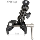 CAMVATE Ball Head Crab Clamp (Black Knob)