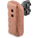 CAMVATE Wood Handgrip for DV Video Camera Cage (Left Grip)