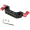 CAMVATE 15mm Rod Clamp for DSLR Cage Baseplate (Red Knob)