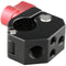 CAMVATE 15mm Quick Release Rod Clamp (Red Ratchet Knob)