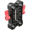 CAMVATE Height Riser Offset Railblock 15mm Rod Clamp (Red Levers)