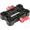 CAMVATE Height Riser Offset Railblock 15mm Rod Clamp (Red Levers)