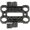 CAMVATE Height Riser Offset Railblock 15mm Rod Clamp (Black Levers)